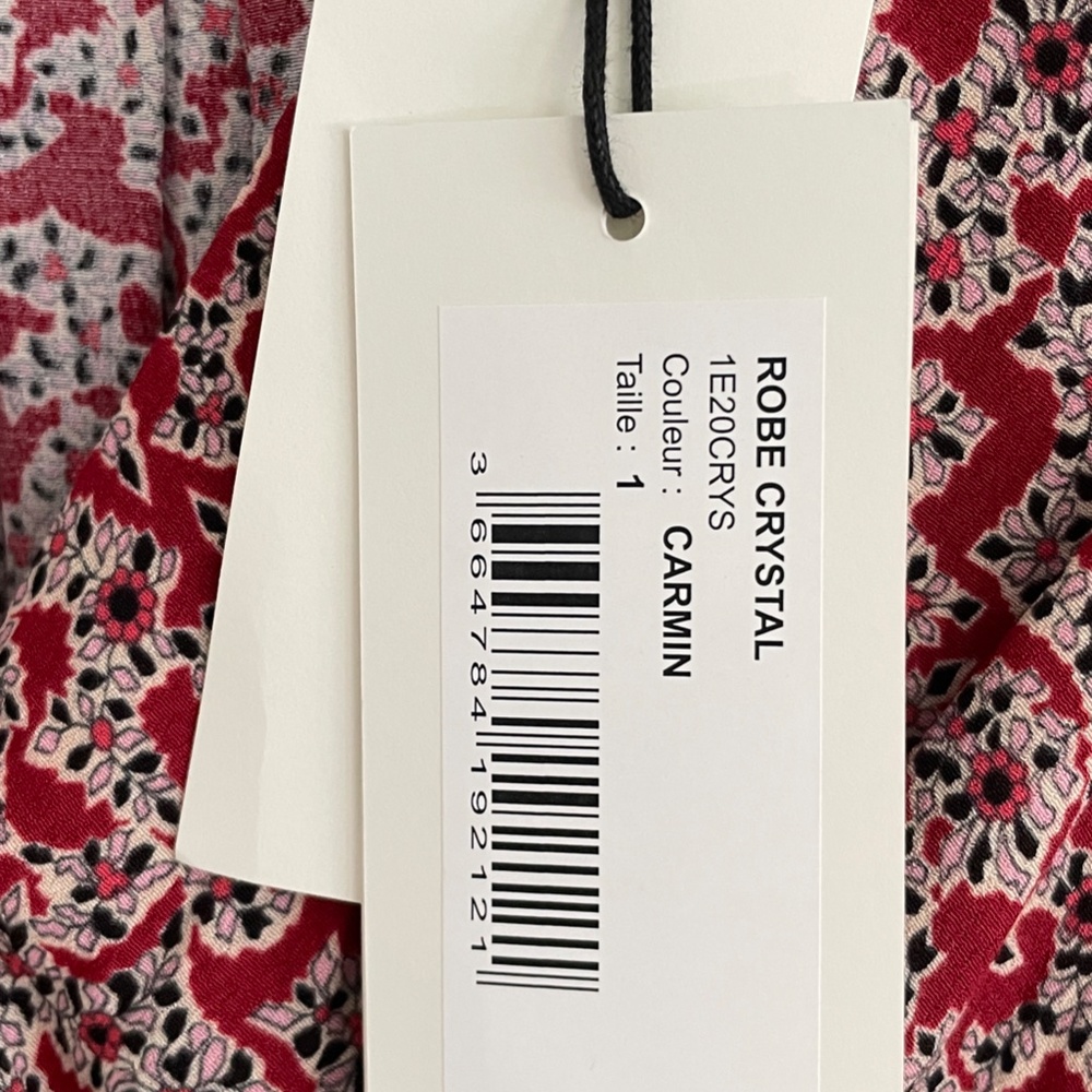 ba&sh Red Floral Mini Dress - Picture 6 of 12